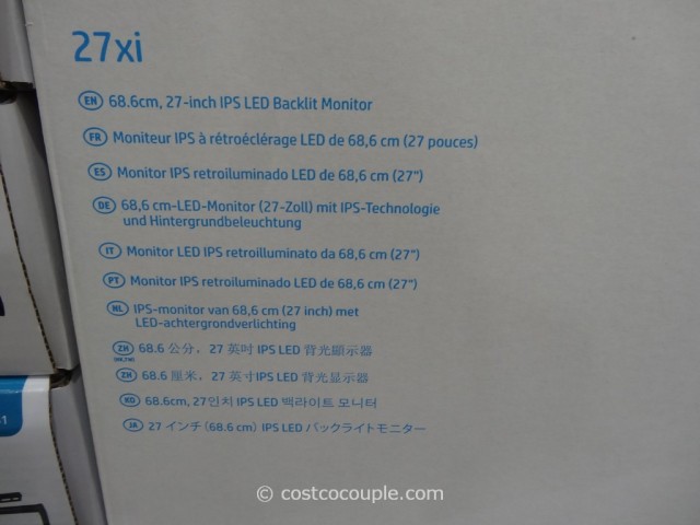 HP 27-Inch IPS LED Monitor Costco 14